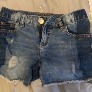 Justice Jean shorts blue and a size 10